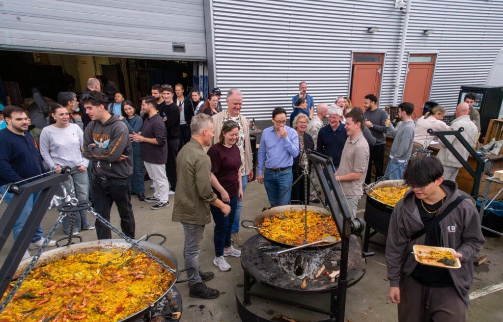 Mannen van Vlees & Vuur bedrijfsfeest